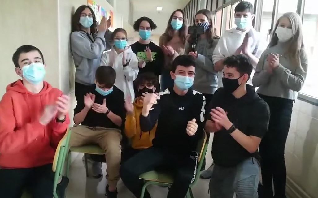 Gasteiz Berriak aurkezten da ikastetxean