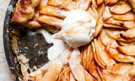 Pastel de manzana y aloe vera