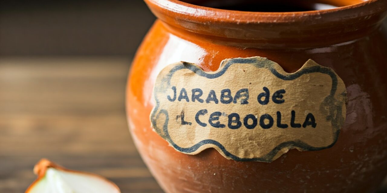 JARABE DE CEBOLLA PARA LA TOS