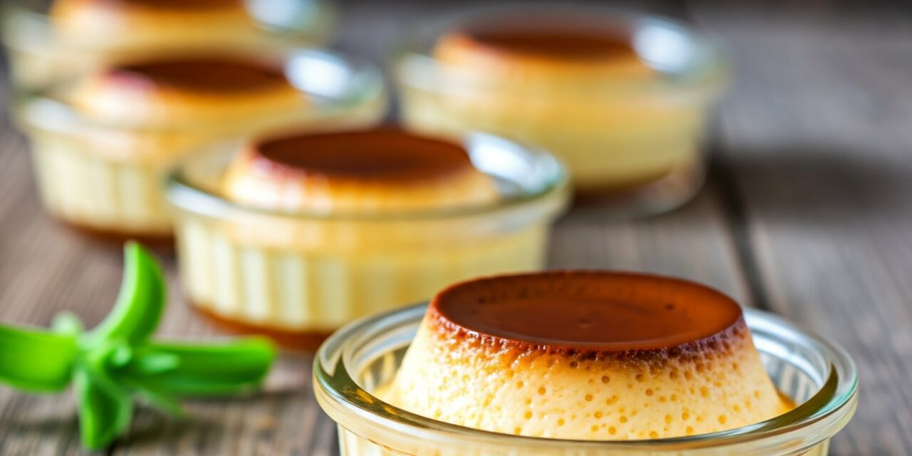 FLAN DE ESTEVIA
