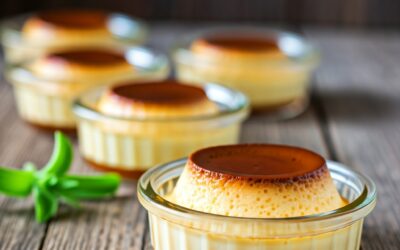FLAN DE ESTEVIA