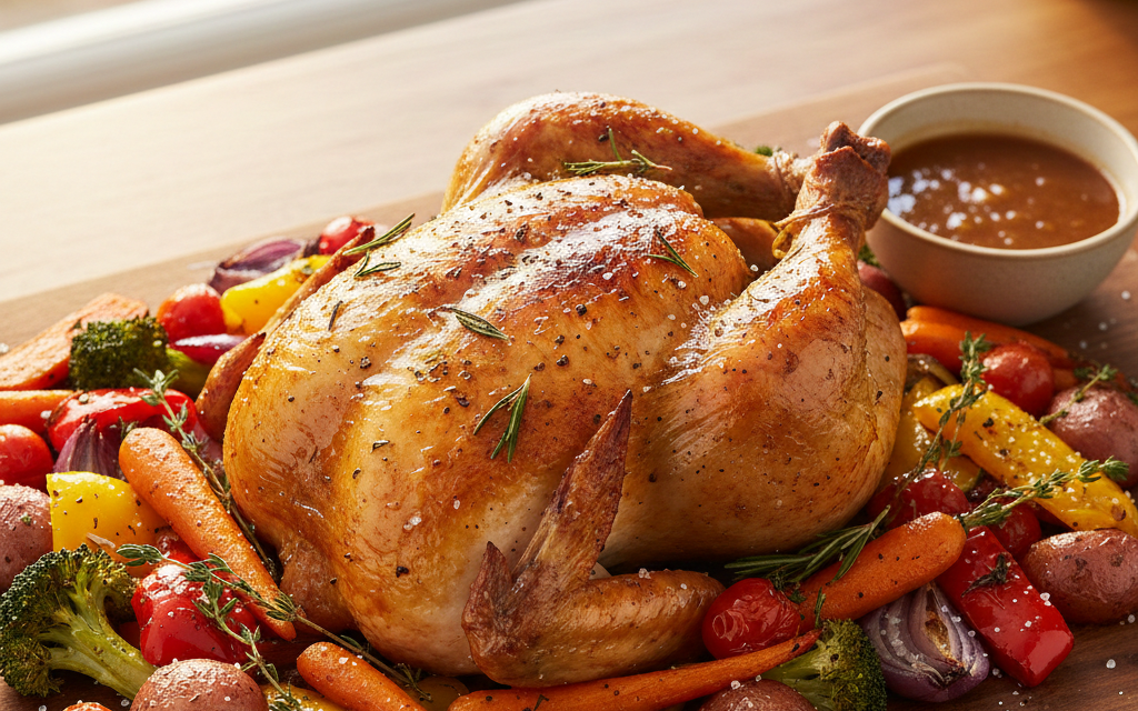 Pollo al Horno con Verduras