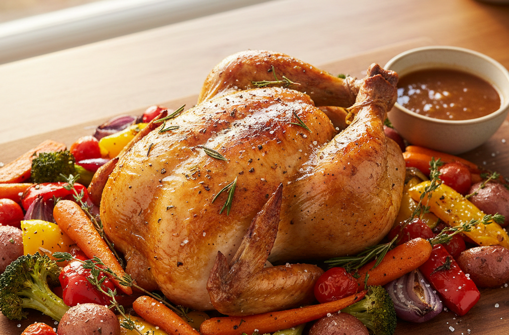 Pollo al Horno con Verduras